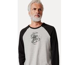 Camiseta Reserva Manga Longa Raglan Olha Pai Olho