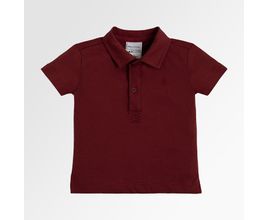 Camiseta Polo Paola da Vinci Malha Pima Manga Curta Menino