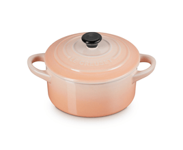 Mini Cocotte (Peg Preto) Pêche - Le Creuset