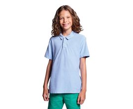 Camisa Polo Reserva Mini Lisa Pica Pau Flame Tinturada