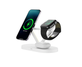 Carregador IWill Para Smartphone/Air Pod/Apple Watch/Luminária 15W 3 Em 1