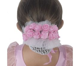 Arranjo de Cabelo Vya Fit Coque Flores Infantil