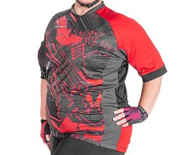 Camisa de Ciclismo Poker Hanya Plus Size Unissex