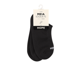 Kit Com 3 Pares De Meia Soquete Em Algodão