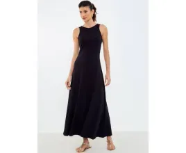 Vestido Sacada Malha Casual Amplo