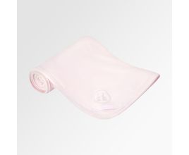 Manta Bebê Suedine Algodão Egípcio Gold Com Aplique Urso - Branco