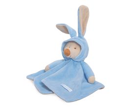 Naninha De Bebê Urso Com Capuz - Azul