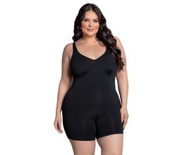 Maiô Macaquinho Trinys Com Fecho A-253 Plus Size Feminino