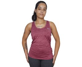 Regata Under Armour Tech Tank Bordo Feminina