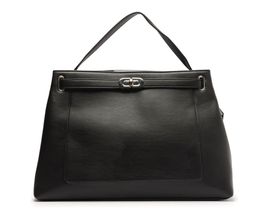 Bolsa Tote Média Detalhe Tira Fivela Preto - Arezzo