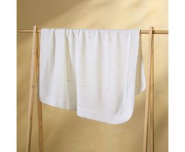 Manta Infantil Em Tricot Flowers - Trousseau