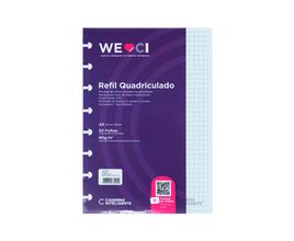 Refil Quadriculado Para Caderno Inteligente 90g (Ci)