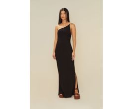 Vestido Malha Decote Deslocado