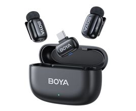 Microfone de Lapela Duplo USB-C Boya Mini