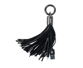 Cabo USB Remak Lightning Chaveiro Preto