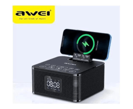 Rádio Relógio Awei Alarme Multifuncional Fm Bluetooth Y332