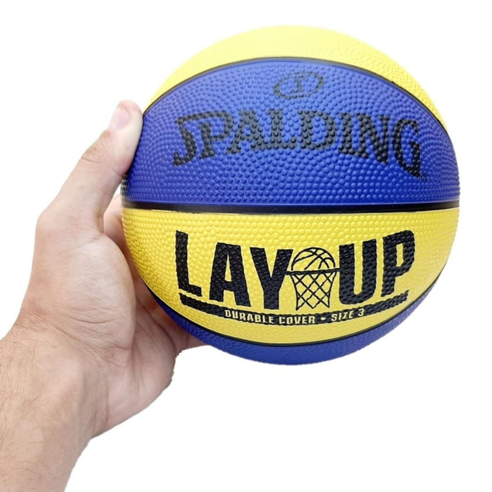 Bola De Basquete Spalding Lay-Up Borracha - Color Sports