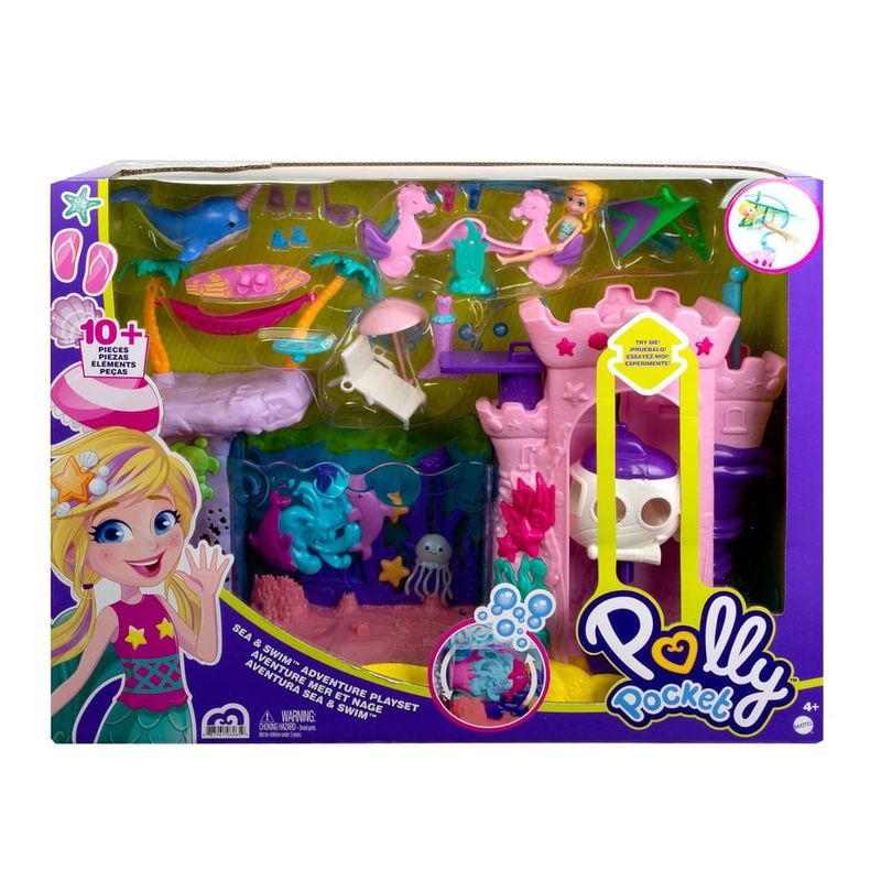 Polly Pocket Aventuras de Sereia, Mattel : .com.br