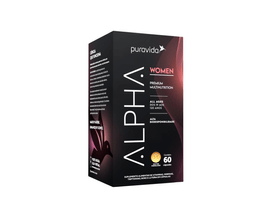 Multivitamínico Puravida New Alpha Women 60 Cápsulas