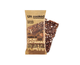 Barra de Cereal Uncooked Cacau com Castanhas 30g