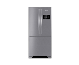 Geladeira French Door Brastemp de 3 Portas Frost Free Side Inverse com 554L Inox - BRO85AK