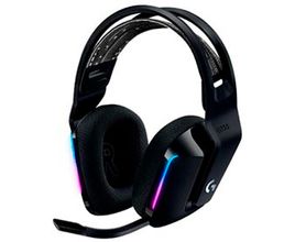 Headset Gamer sem  Fio RGB Logitech G733 Preto - 981-000863