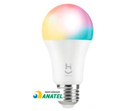 Lâmpada LED Inteligente RGB+W 2700-6500K soquete E27 Wi-Fi + Bluetooth -  HI GEONAV