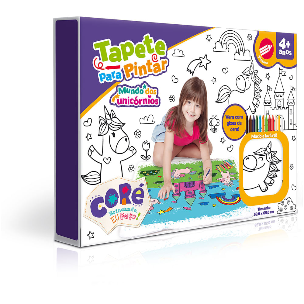 Conjunto de Artes - Patrulha Canina - Tapete Para Colorir - Bilíngue - 2  Metros - Fun