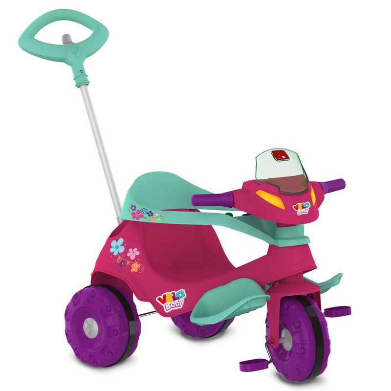 Triciclo Motoca Infantil Menina You Girl Rosa Nathor