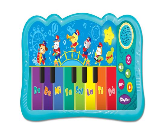 Pianinho Vaquinha Bebê Brinquedo Infantil Educativo Musical Cor Sortido