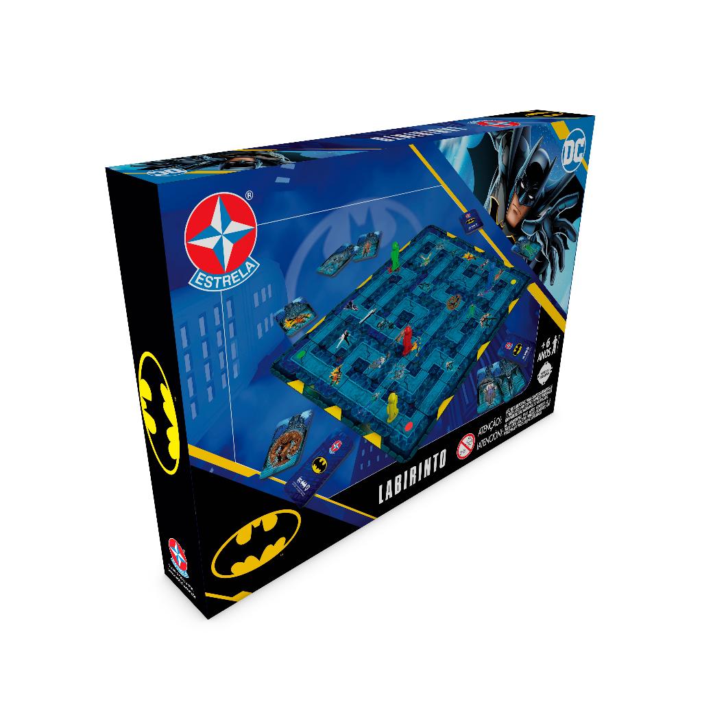 Jogo de Tabuleiro - Labirinto - DC - Batman - 2 a 4 Jogadores - Estrela