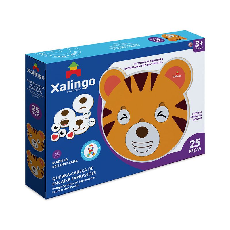 Quebra-Cabeça Encaixe Disney Baby Xalingo - xalingo