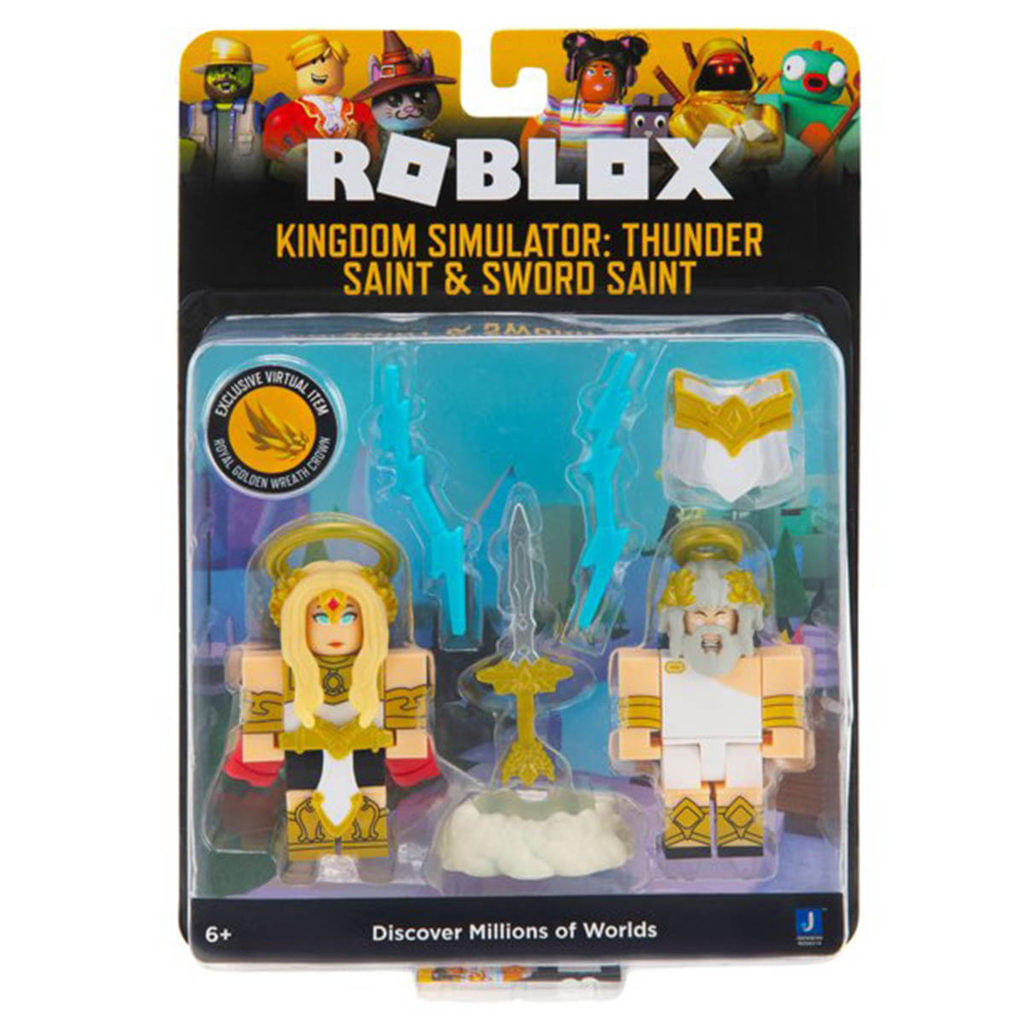 Bonecos Roblox Pack Golden 4 Figuras - Código Virtual Sunny