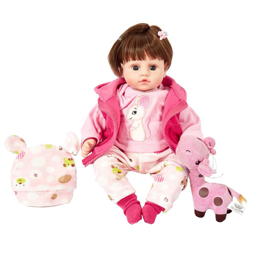 Boneca Bebe Reborn Laura Baby Dreams Nuno com Mecanismo Ri, Chora e Faz Som  - Shiny Toys 000685