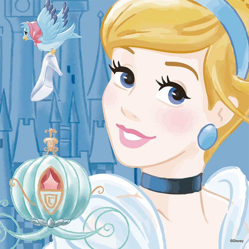 Princesas - Cinderela - Quebra-cabeça - 60 peças - Toyster