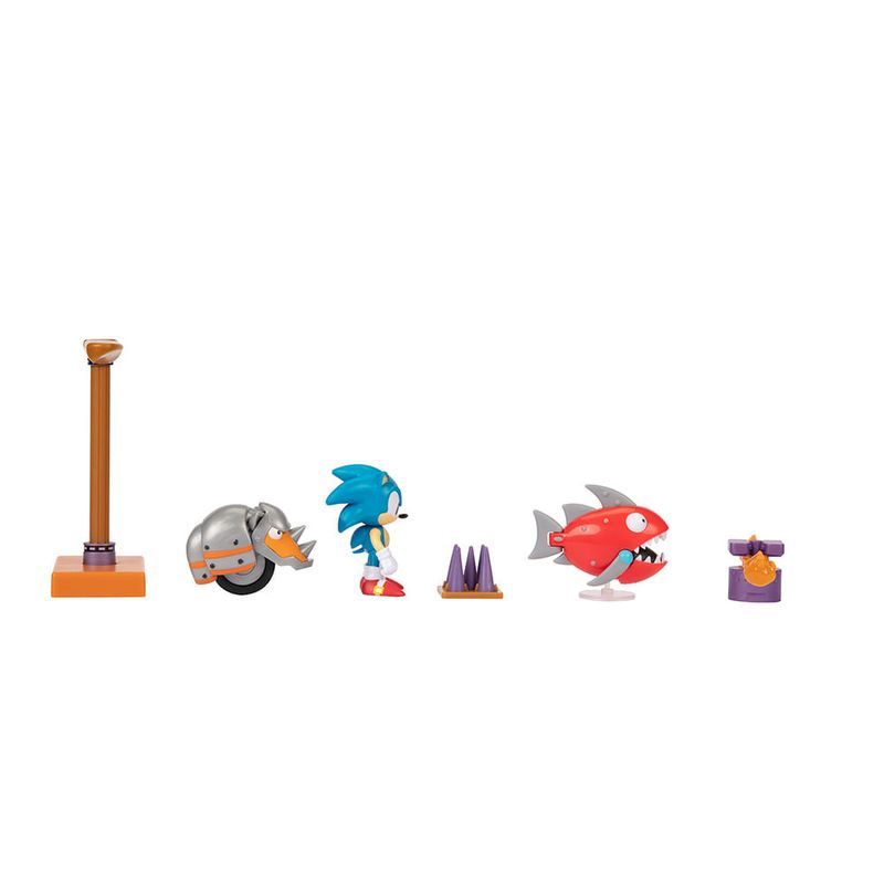 Sonic - Boneco Articulado 6cm - Sonic - Candide - Ri Happy