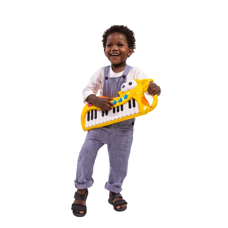 Super Teclado Piano Musical Infantil Bebe Educativo Sons Cor Mickey