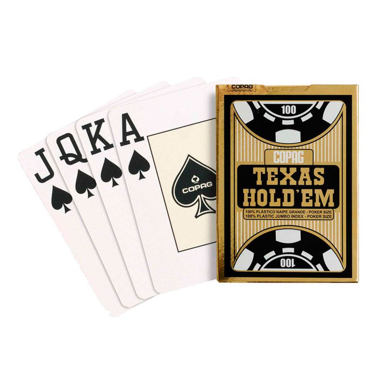 Cartes de poker Texas Hold'em index Jumbo - 54 cartes