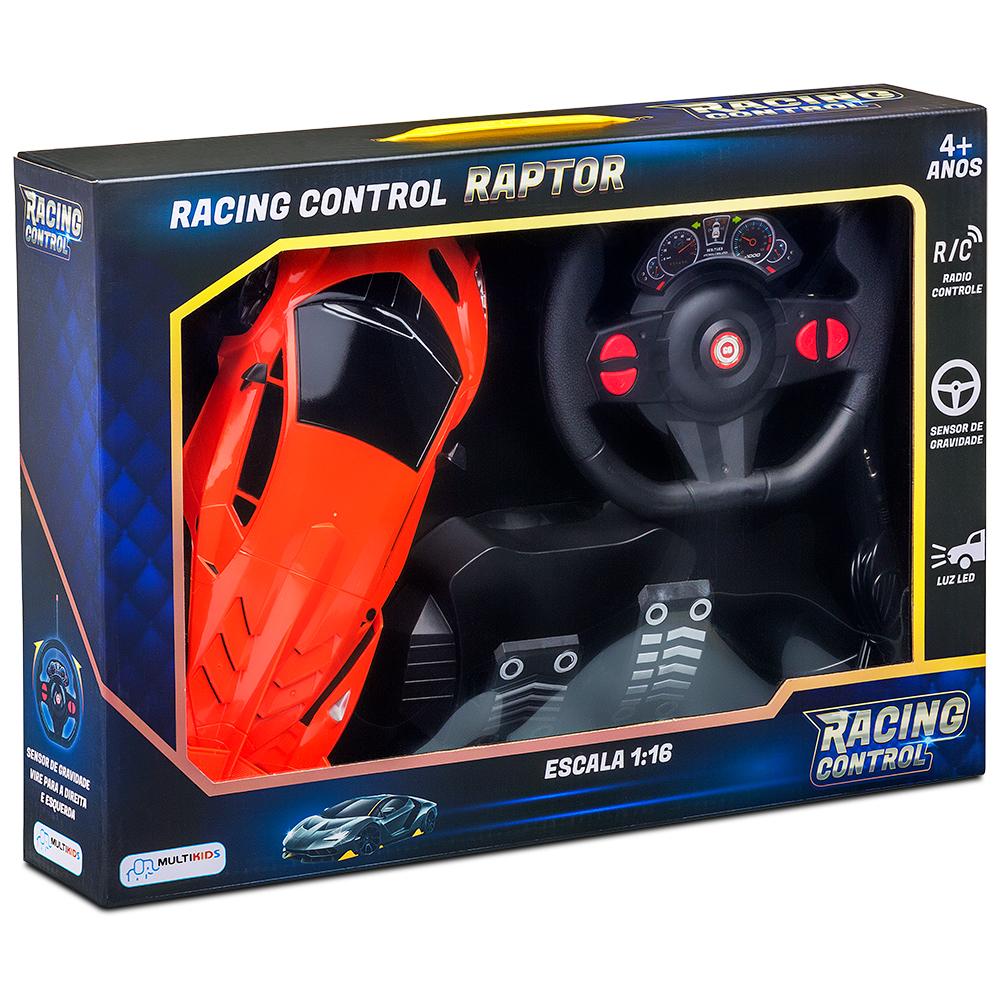 Brinquedo Infantil Carrinho Controle Remoto Sem Fio Laranja - Ri Happy