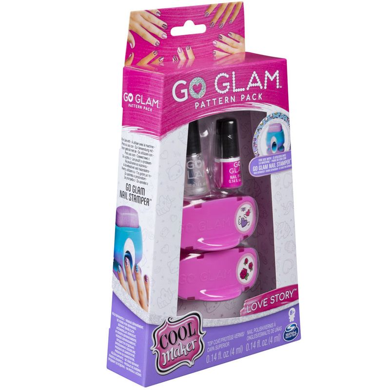 Conjunto Pintura De Unhas Go Glam Nail Stamper - Conjunto Pintura