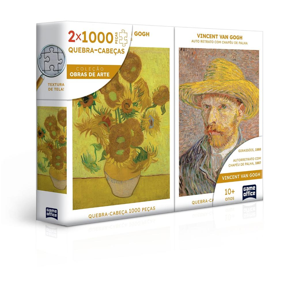 Quebra-Cabeça - Vincent Van Gogh - A Noite Estrelada - 1000 Peças - Game  Office - Toyster - Ri Happy