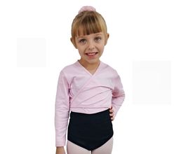 Bolero Ballet Casaquinho Ritmus Transpassado Poliamida Infantil