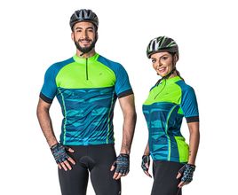 Camisa Ciclismo Poker Eclipse c/Zíper e Bolsos Unissex