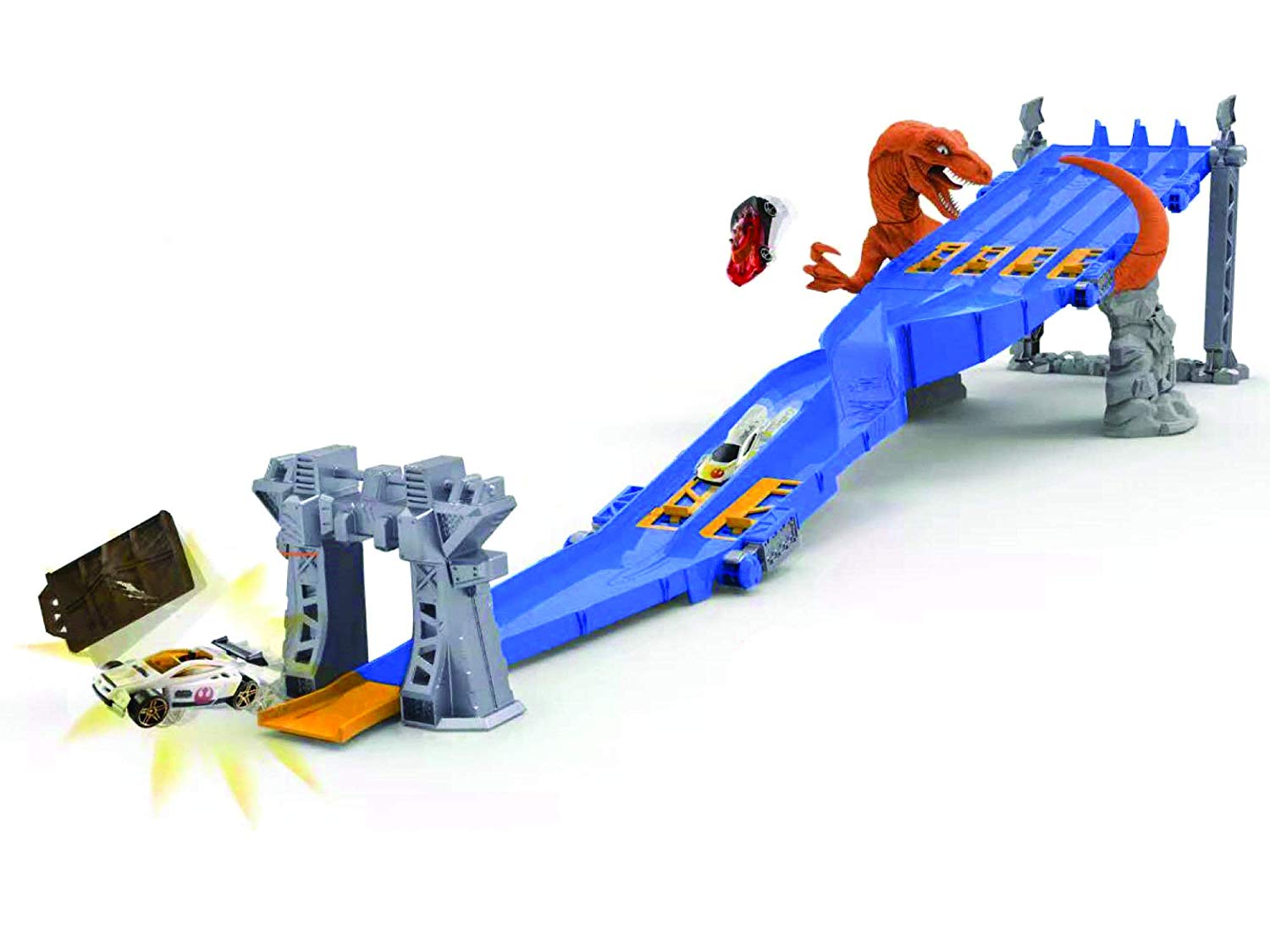 Pista de Percurso - Hot Wheels City - Lançadores Nemesis - Dinossauro T -  Rex - Mattel - Ri Happy