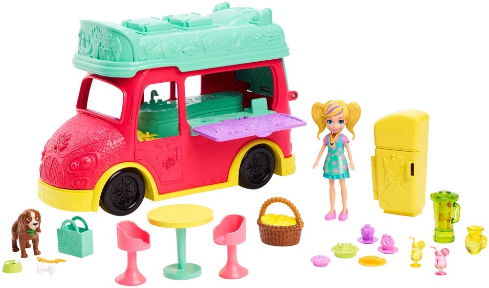 Mini Boneca - Polly Pocket - Polly com Veículo - Carro de