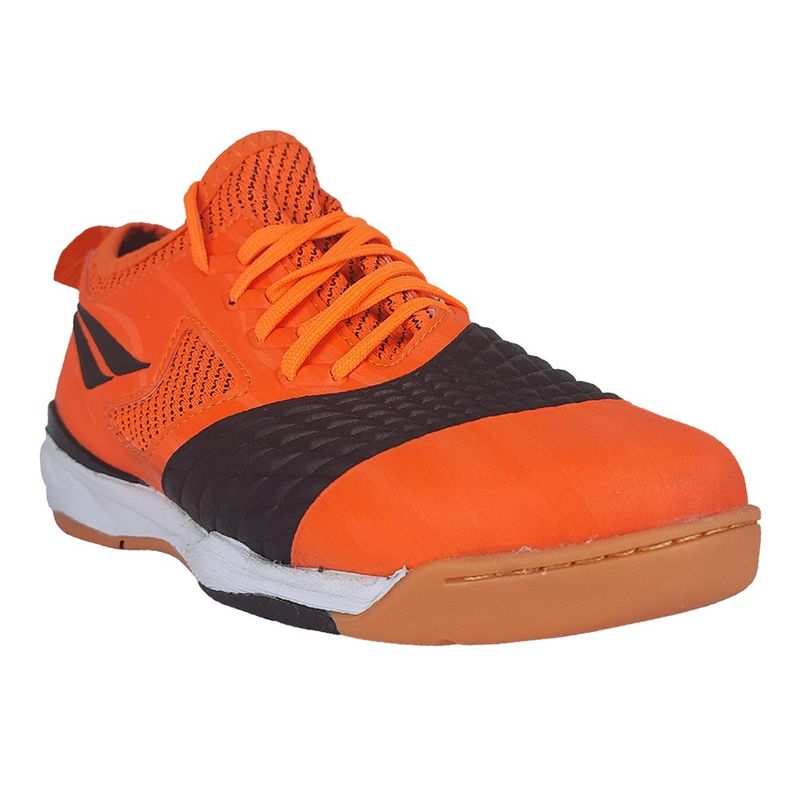 Chuteira Penalty Futsal Max 1000 Ecoknit Masculino - Laranja e Preto Laranja