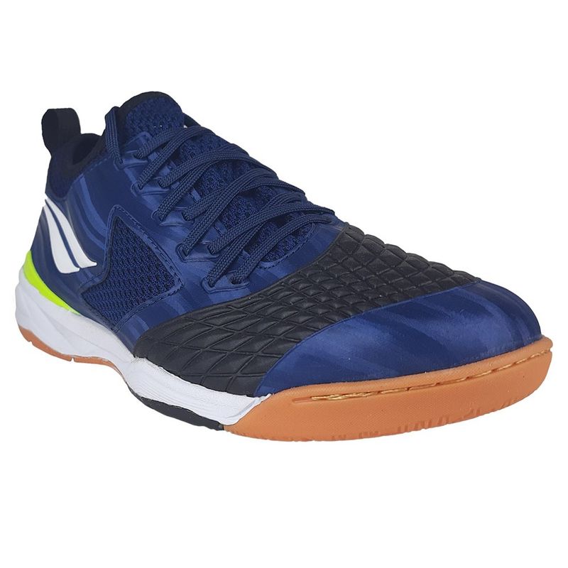 Chuteira Penalty Futsal Max 1000 Ecoknit Masculina - Marinho e Branco Azul