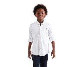 Camisa Reserva Mini Infantil Cont Manga Longa Oxford