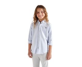 Camisa Infantil Cont Ml Oxford Reserva Mini