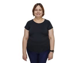 Camiseta Selene Básica Poliamida Plus Size Feminina